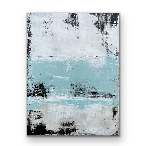 Secret Beach | 24" x 18" | Abstract Painting