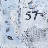 Catch Me I'm Falling #2  |12 x 12 | Acrylic and Collage