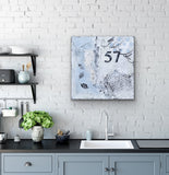 Catch Me I'm Falling #2  |12 x 12 | Acrylic and Collage