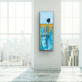 Deep Rooted | 12 x 36 | Abstract Landscape