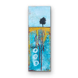 Deep Rooted | 12 x 36 | Abstract Landscape