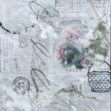 French Market | 12" x 12 " | Mixed Media