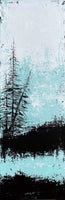 Breaking Free | 36" x 12" | Abstract Landscape
