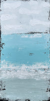 Tranquil Waters | 48 x 24 | Abstract Seascape