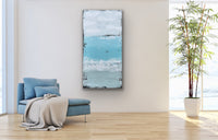 Tranquil Waters | 48 x 24 | Abstract Seascape