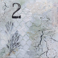 Winter Sage #2 | 12 x 12 | Mixed Media