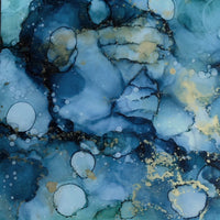 Oceanic | 10 x 10 | Abstract Alcohol Ink Art