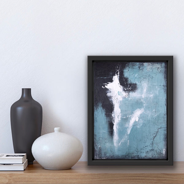 Vanishing Point #1 | 12” x 15” |Textured Abstract Acrylic Painting ...